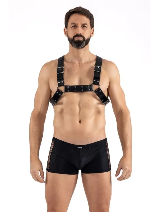 Schwarzer Schulter-Harness Lm275017blk von Look Me