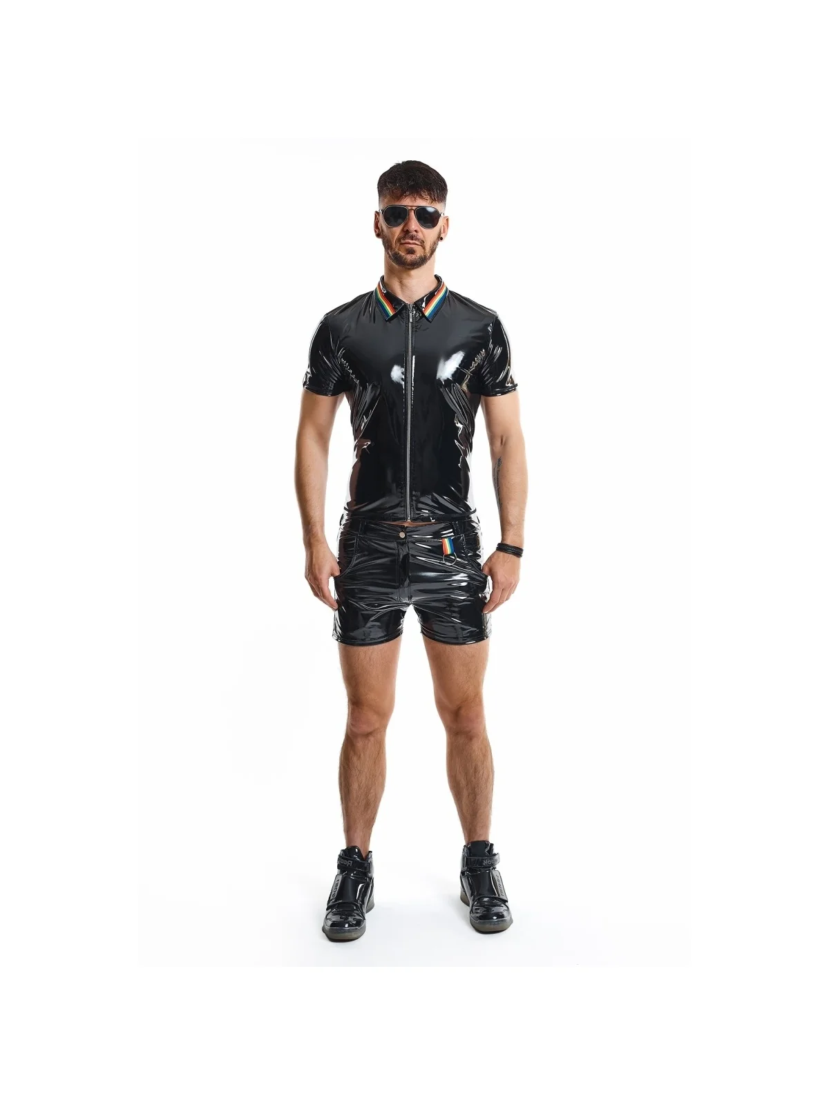 PVC Herren Polo Shirt RMRemigioRBW schwarz