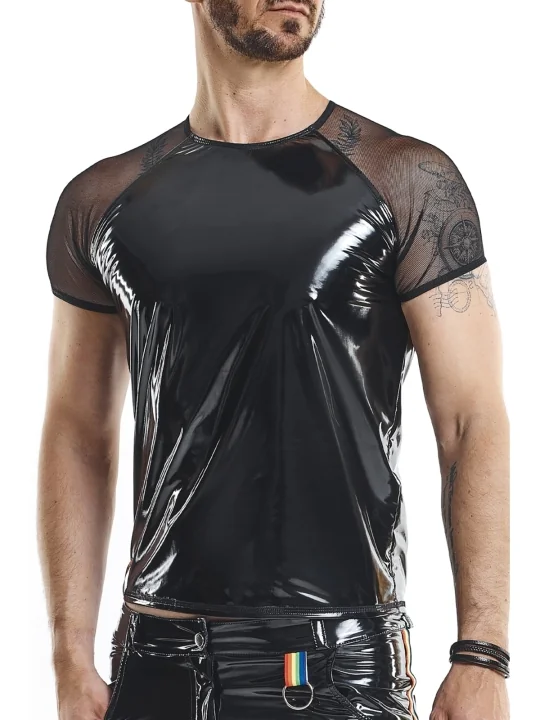 Pvc Herren T-Shirt Rmsandrorbw Schwarz von Pride Festih Line