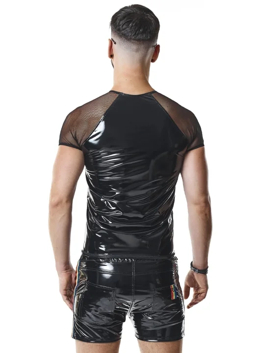 Pvc Herren T-Shirt Rmsandrorbw Schwarz von Pride Festih Line