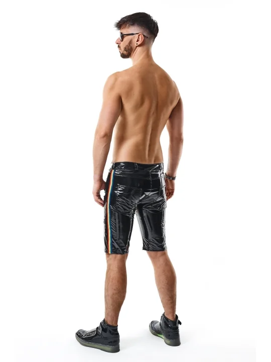 Herren PVC Shorts RMUmbertoRBW schwarz