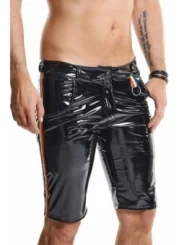 Herren PVC Shorts RMUmbertoRBW schwarz