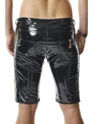 Herren PVC Shorts RMUmbertoRBW schwarz