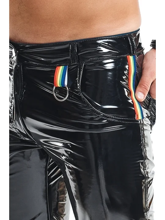 Herren PVC Hose RMValerioRBW schwarz