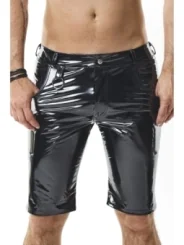 Herren PVC Shorts RMFlavioPVC schwarz