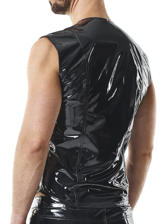 PVC Herren Weste RMOtelloPVC schwarz