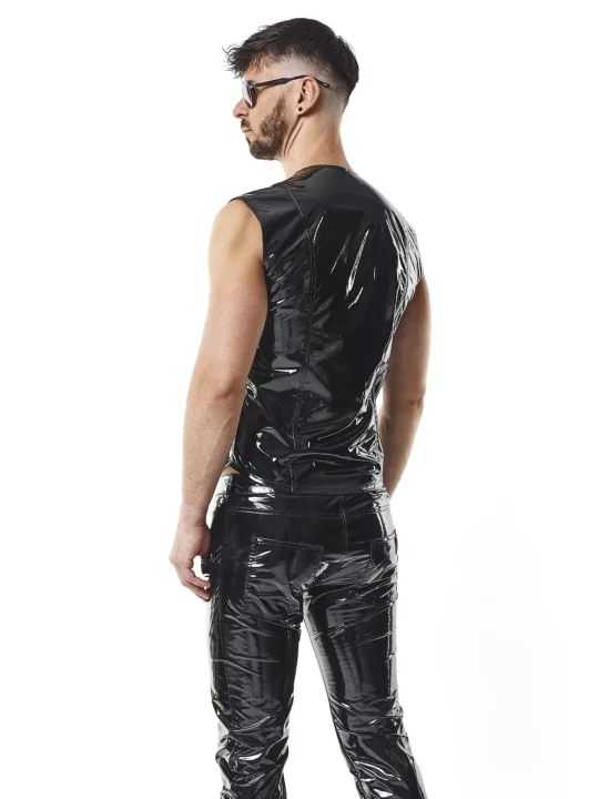 PVC Herren Weste RMOtelloPVC schwarz