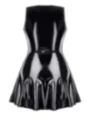 schwarzes PVC Minikleid TDPerlita001