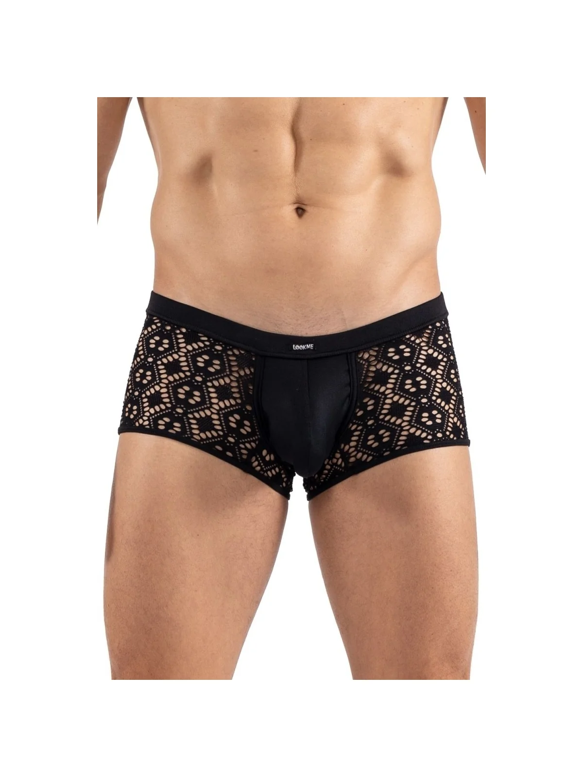 Schwarzer Boxer Shorts 2407-67 von Look Me