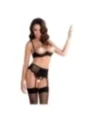 Clarisse Set mit Ouvert Bra Schwarz von Casmir