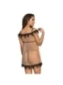 Babydoll & String Beige V-8919 von Axami