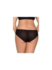 Plus Size Panty Schwarz V-8453 von Axami