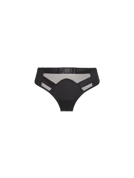 Plus Size Panty Schwarz V-8453 von Axami