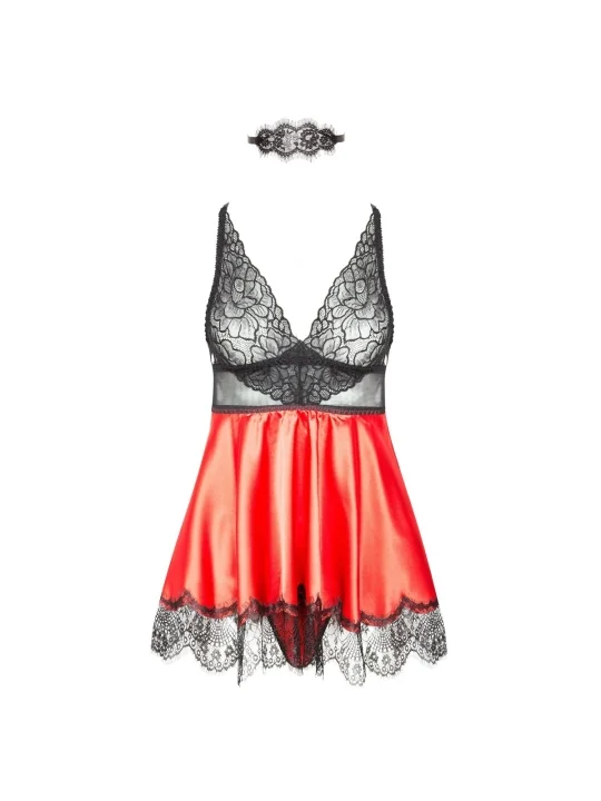 Eve Chemise rot von Beauty Night Fashion