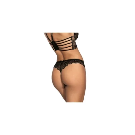 String schwarz-beige V-9068 von Axami