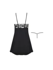 Leslie Chemise Schwarz von Beauty Night Fashion