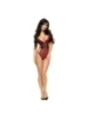 Evangelina Body schwarz-rot von Beauty Night Fashion