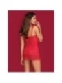 Chemise & Tanga rot 853-Che-3 von Obsessive