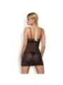 Wonderia Chemise & Tanga Schwarz von Obsessive