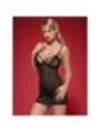 Wonderia Chemise & Tanga Schwarz von Obsessive