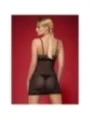 Wonderia Chemise & Tanga Schwarz von Obsessive