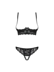 Letica 2er Set mit Offenen Cups Schwarz von Obsessive