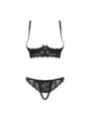 Letica 2er Set mit Offenen Cups Schwarz von Obsessive