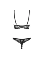 Letica 2er Set mit Offenen Cups Schwarz von Obsessive