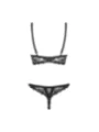 Letica 2er Set mit Offenen Cups Schwarz von Obsessive