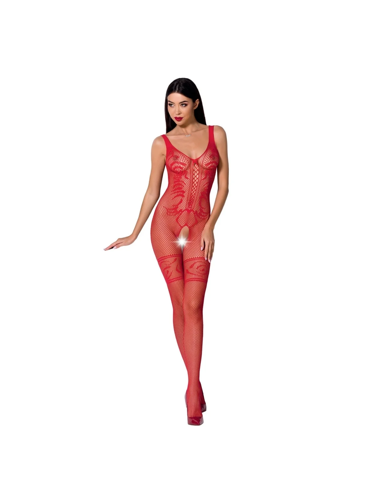 Bodystocking Bs069 Rot von Passion-Exklusiv