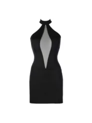 Kleid Schwarz V-9269 von Axami