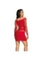 Kleid rot V-9299 von Axami