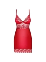 Lovica Chemise & Tanga rot von Obsessive