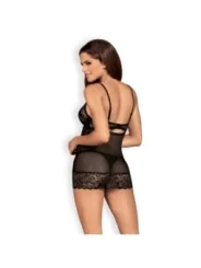 Contica Babydoll & Tanga schwarz von Obsessive