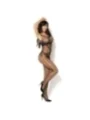 Juliya Bodystocking Schwarz von Beauty Night Fashion