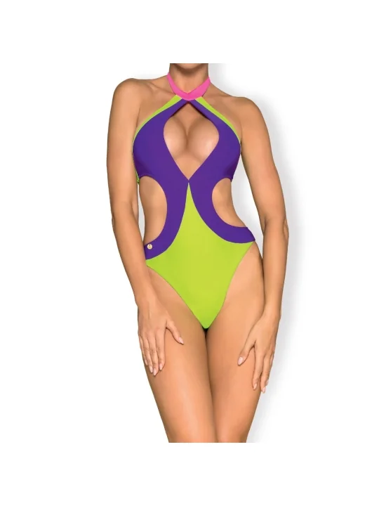 Playa Norte Swimsuit grün-lila von Obsessive