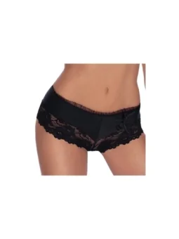 Schwarzer String Panty 3314 von Softline