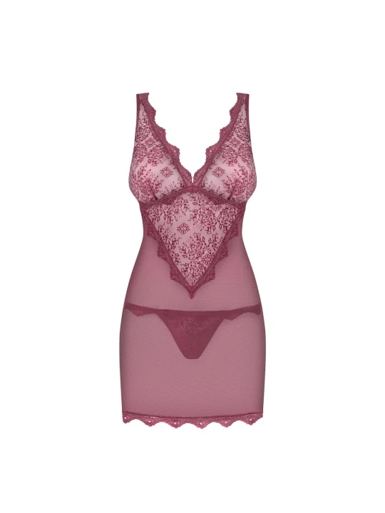 Emperita Chemise & Tanga Berry von Obsessive