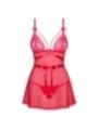 Lovlea Babydoll & Tanga Rot von Obsessive