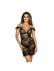 Babydoll & String Schwarz V-9509 von Axami