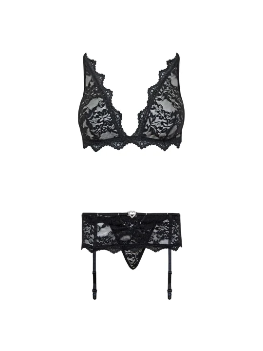 Belita 3er Set schwarz von LivCo Corsetti Fashion