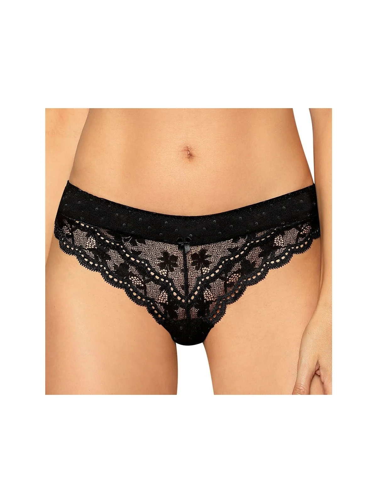 Lagerta string Schwarz von Róza