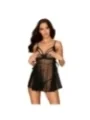 Heartia Babydoll & Tanga Schwarz von Obsessive