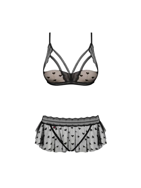 Heartia 3er Set Schwarz von Obsessive