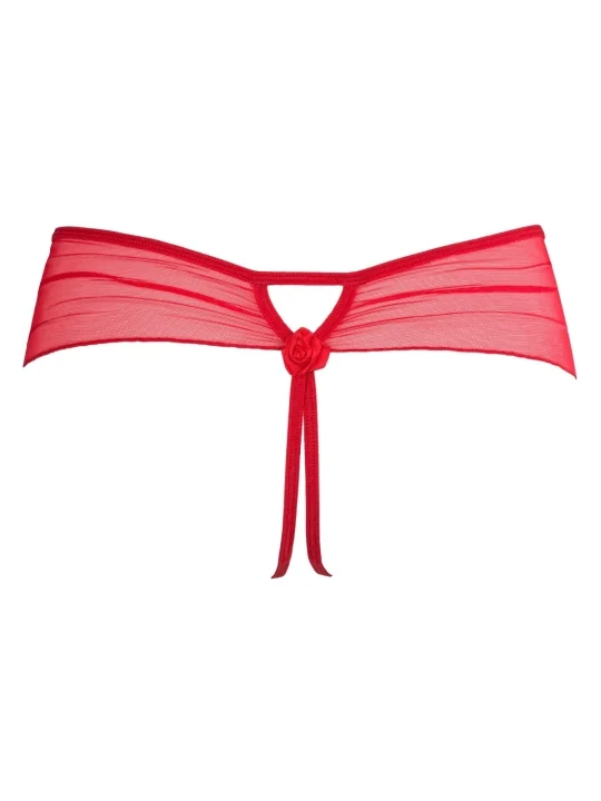 Plus Size String Rot V-8768 von Axami Size Plus