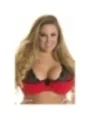 Plus Size Bh Red-Schwarz V-8771 von Axami Size Plus