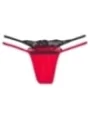 Plus Size String Red-Schwarz V-8778 von Axami Size Plus