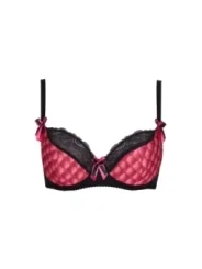 Plus Size Bh Pink-Schwarz V-8461 von Axami Size Plus