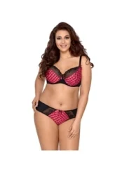 Plus Size Bh Pink-Schwarz V-8461 von Axami Size Plus