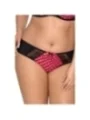 Plus Size Panty Pink-Schwarz V-8463 von Axami Size Plus